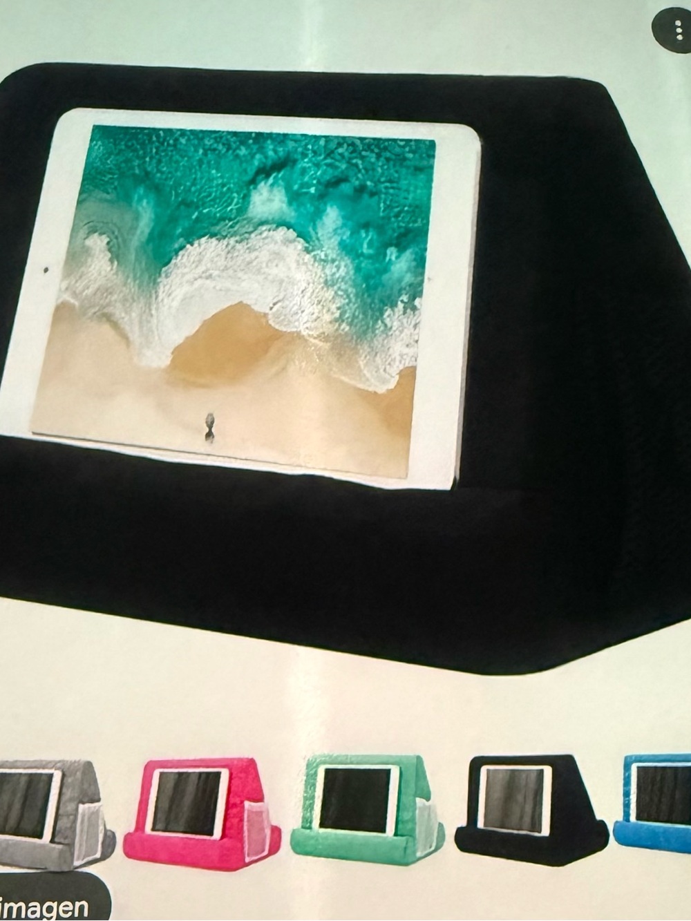 Tablet Stand Pillow - Black - Brand Unspecified